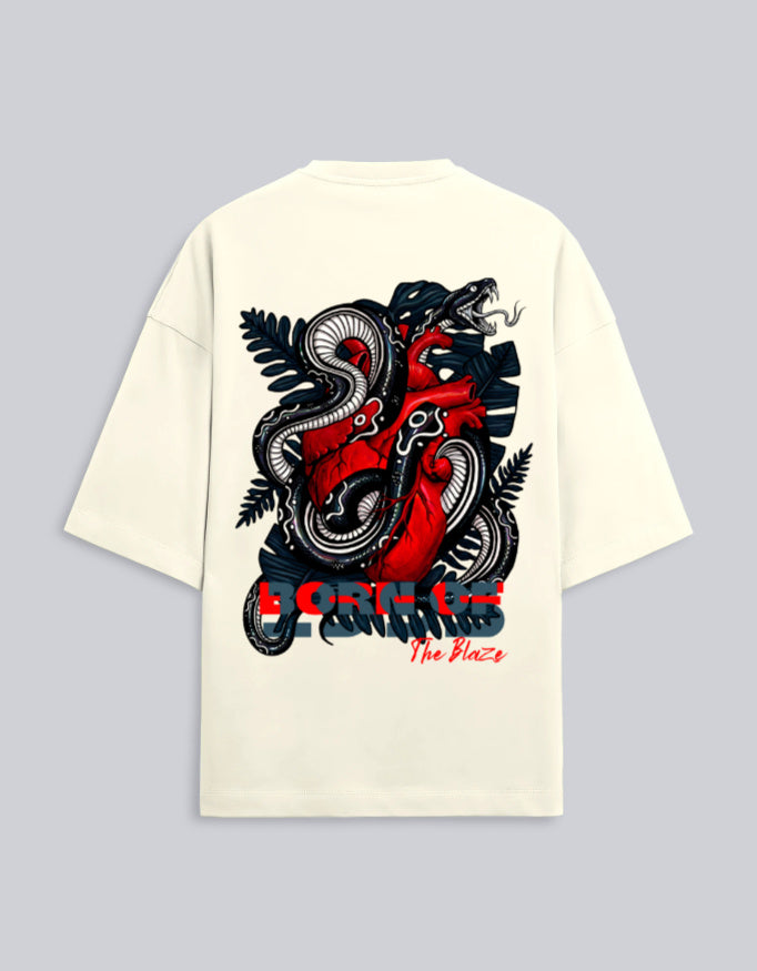 Sugardrip 1995 heritage graphic unisex oversized terry tee, Bright Terry collection